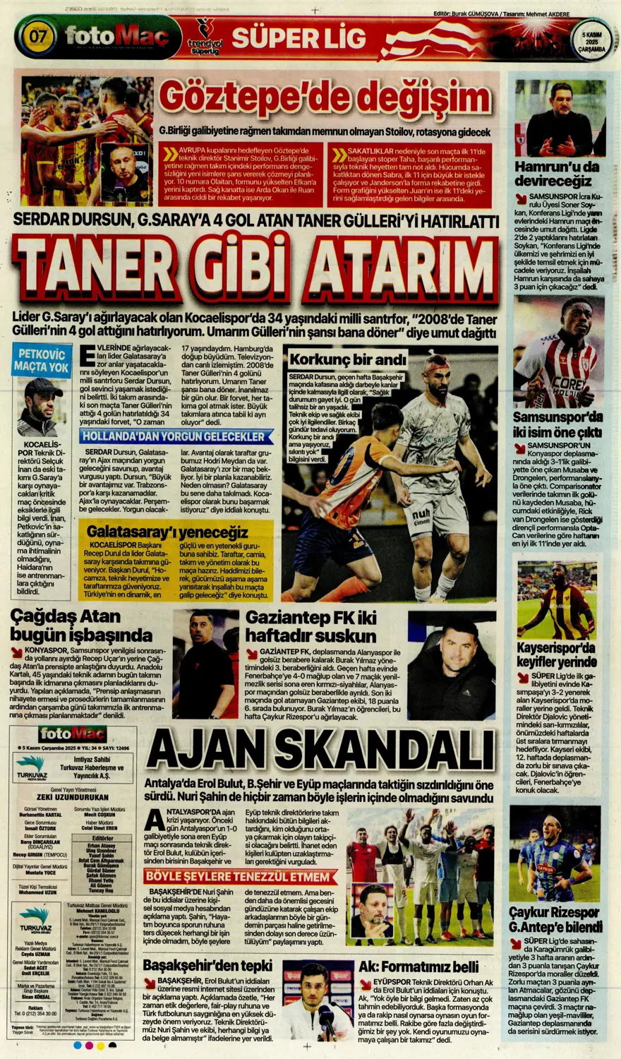 "Devler Ligi'nde Aslan gecesi" (5 Kasım 2025 spor manşetleri) 14 "Devler Ligi'nde Aslan gecesi" (5 Kasım 2025 spor manşetleri) 14