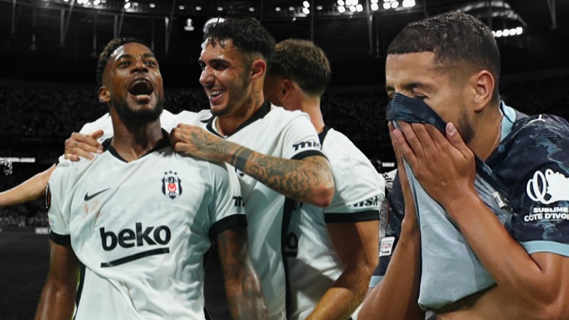 Beşiktaş fark attı, Marsilya'yı yerden yere vurdular. "Bozgun, çöküş, kabus"