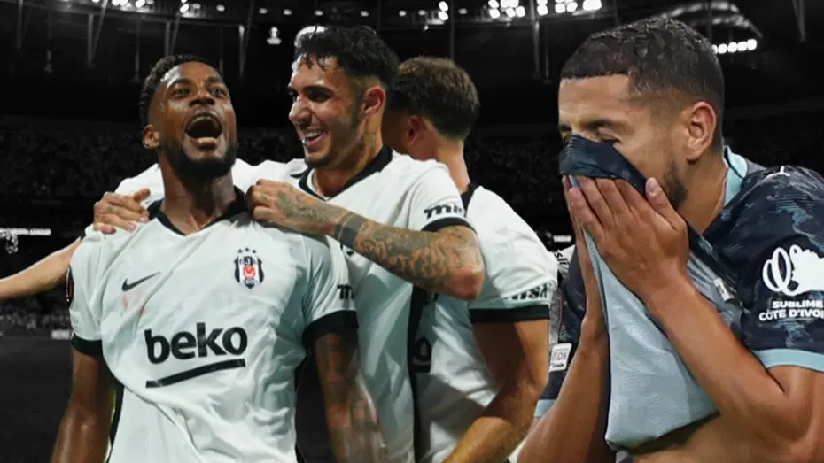 Beşiktaş fark attı, Marsilya'yı yerden yere vurdular. 