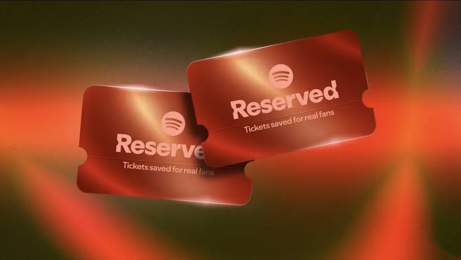 Spotify’dan “Reserved” özelliği. Sadık dinleyiciler için konser bileti ayrılacak