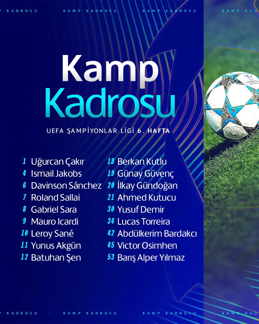 GALATASARAY'IN KAMP KADROSU 4