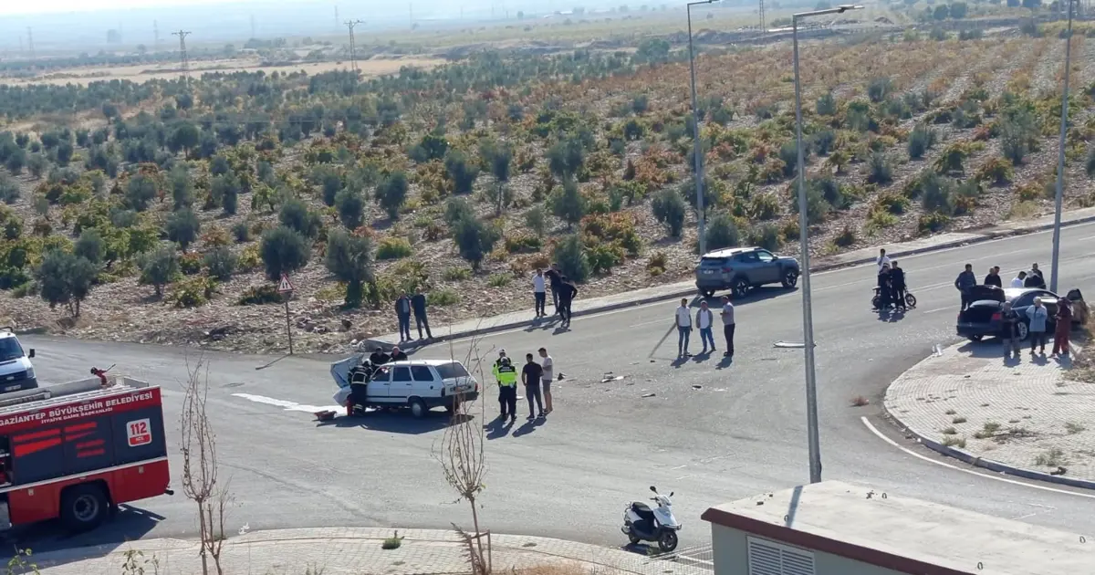 Gaziantep’te trafik kazası: 4 yaralı
