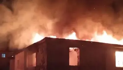 Gaziantep'te 4 katlı rezidansta yangın 