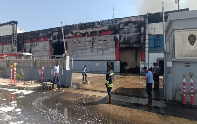 Gaziantep'te fabrikasını sigorta için yaktığı belirtilen patron tutuklandı