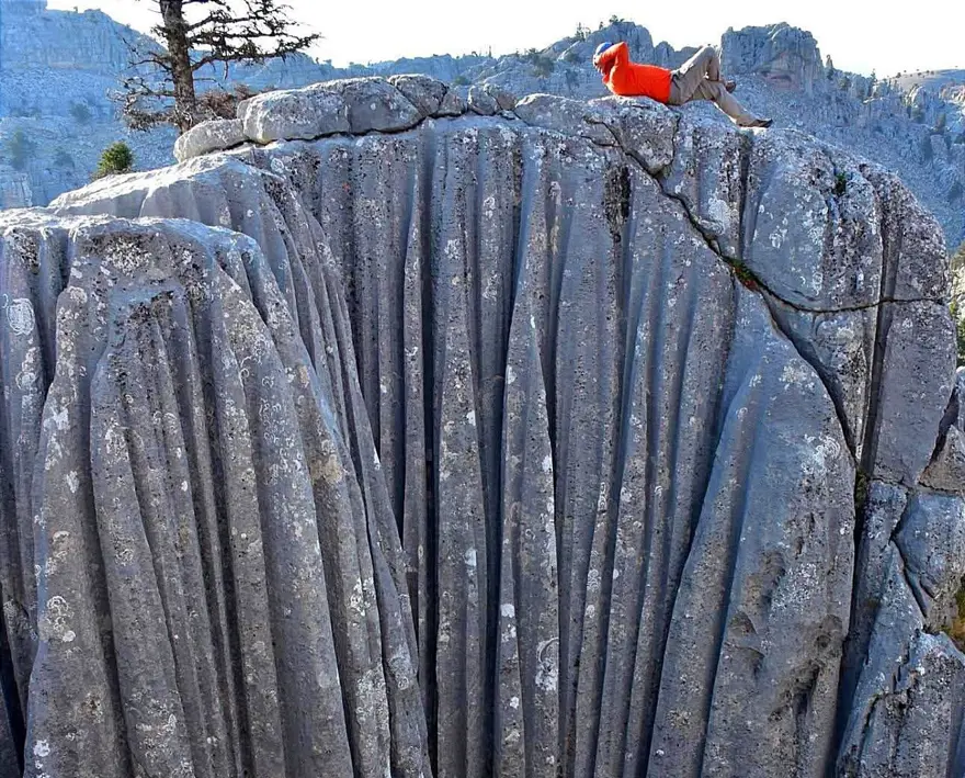 Giden Gelmez Dağları'nın öldüren uçurumları. Derinlikleri 100 metreyi buluyor 2