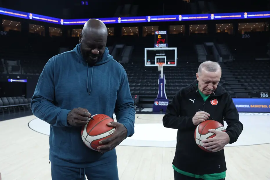 Cumhurbaşkanı Erdoğan ile Shaquille O’Neal buluştu