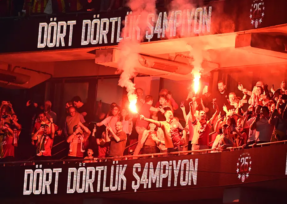 Galatasaray'ın şampiyonluk kutlaması bugün. 