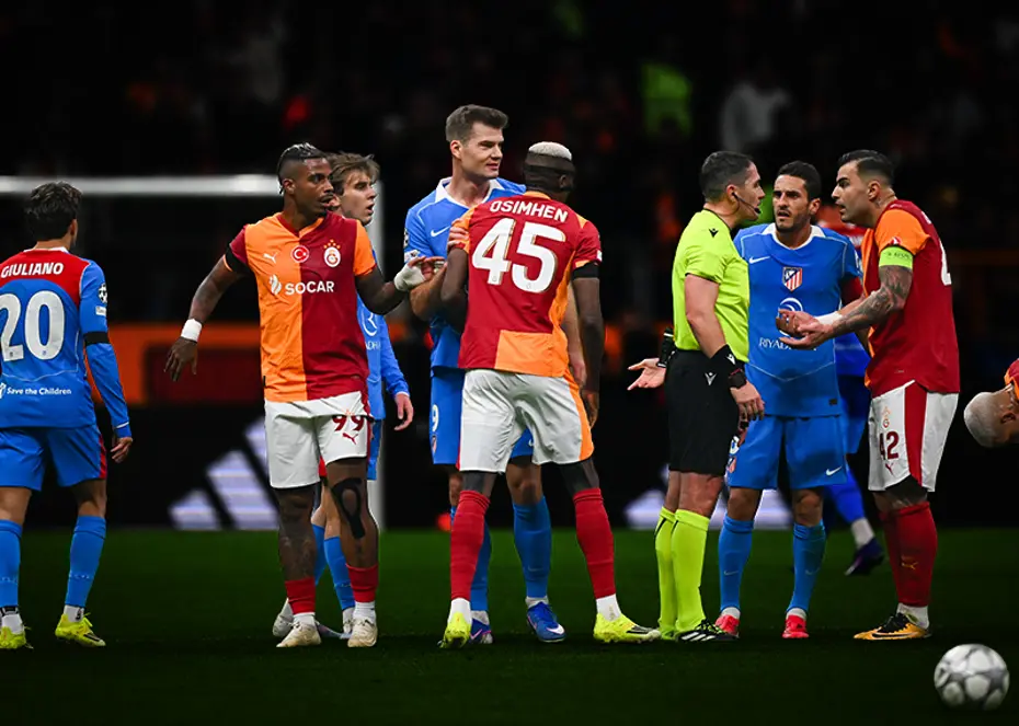 Galatasaray, evinde Atletico Madrid ile berabere kaldı! Son durak Manchester