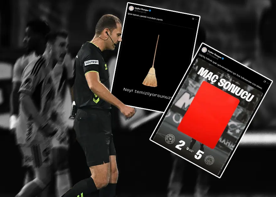 Rizespor'dan Fenerbahçe maçı bitmeden olay tepki: "Neyi temizliyorsunuz?" Rizespor'dan Fenerbahçe maçı bitmeden olay tepki: "Neyi temizliyorsunuz?"