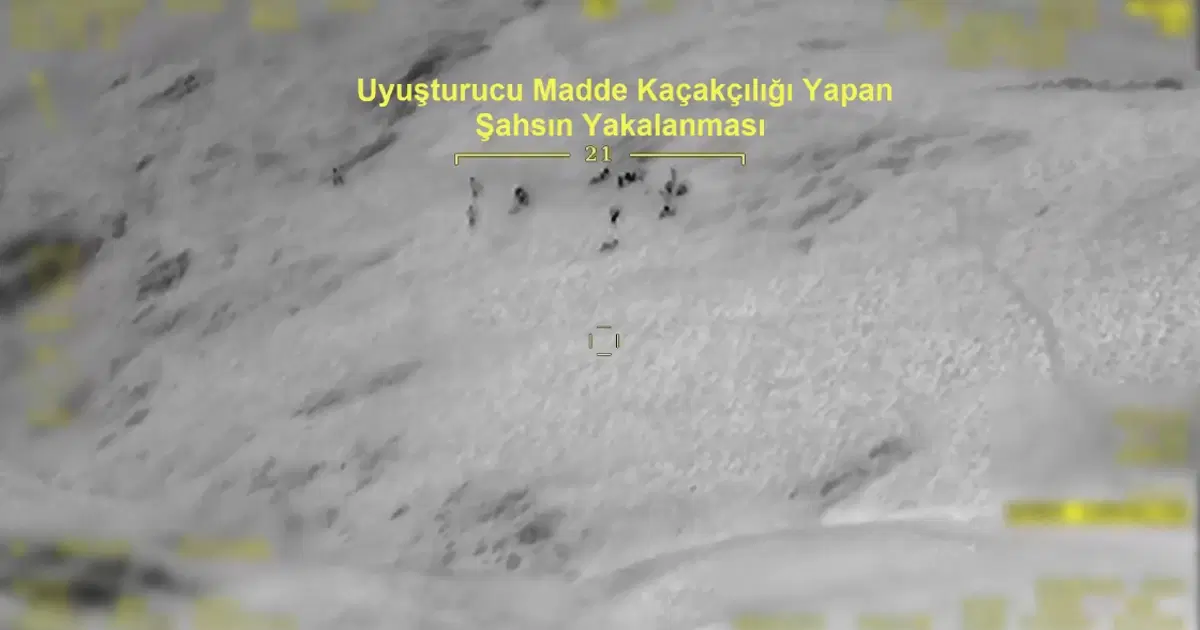 Hakkari'de İHA destekli operasyon. 253 kilo esrar ele geçirildi