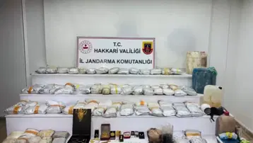 Hakkari'de 626 kilo uyuşturucu ele geçirildi: 4 tutuklama