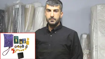 Halıdan 650 bin liralık altın çıktı