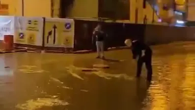 Hatay'ı sağanak vurdu