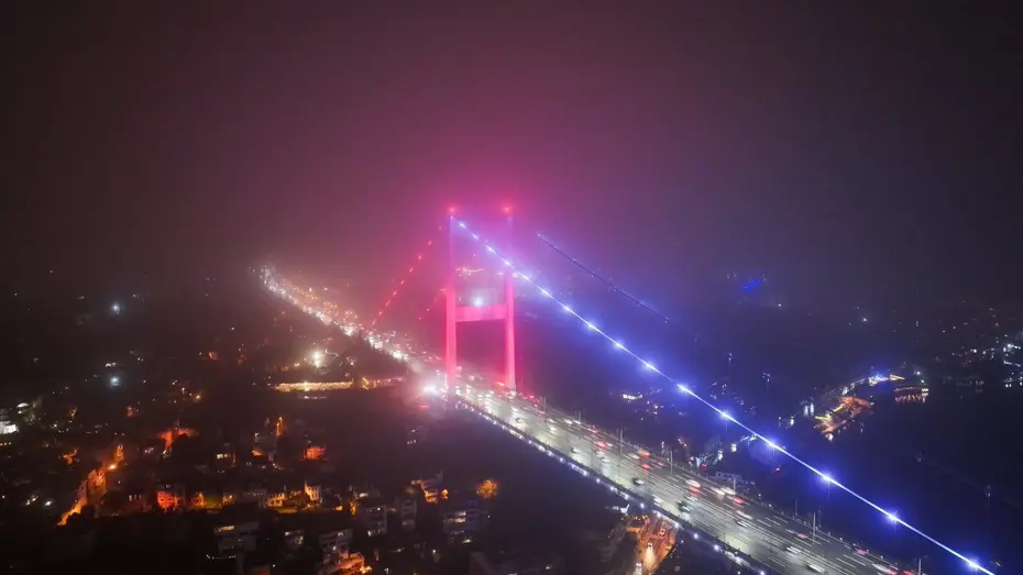 İstanbul'da sis etkili oldu
