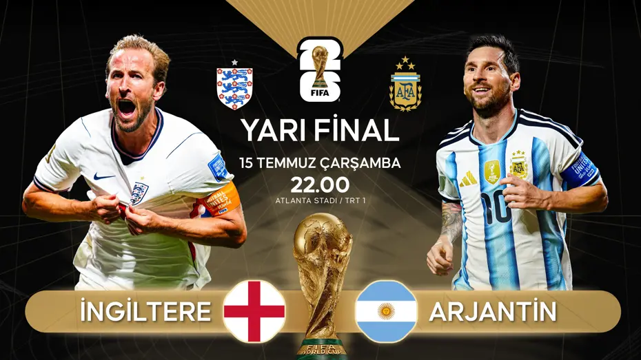 Messi mi, Kane mi? İngiltere ve Arjantin yarı finalde karşı karşıya