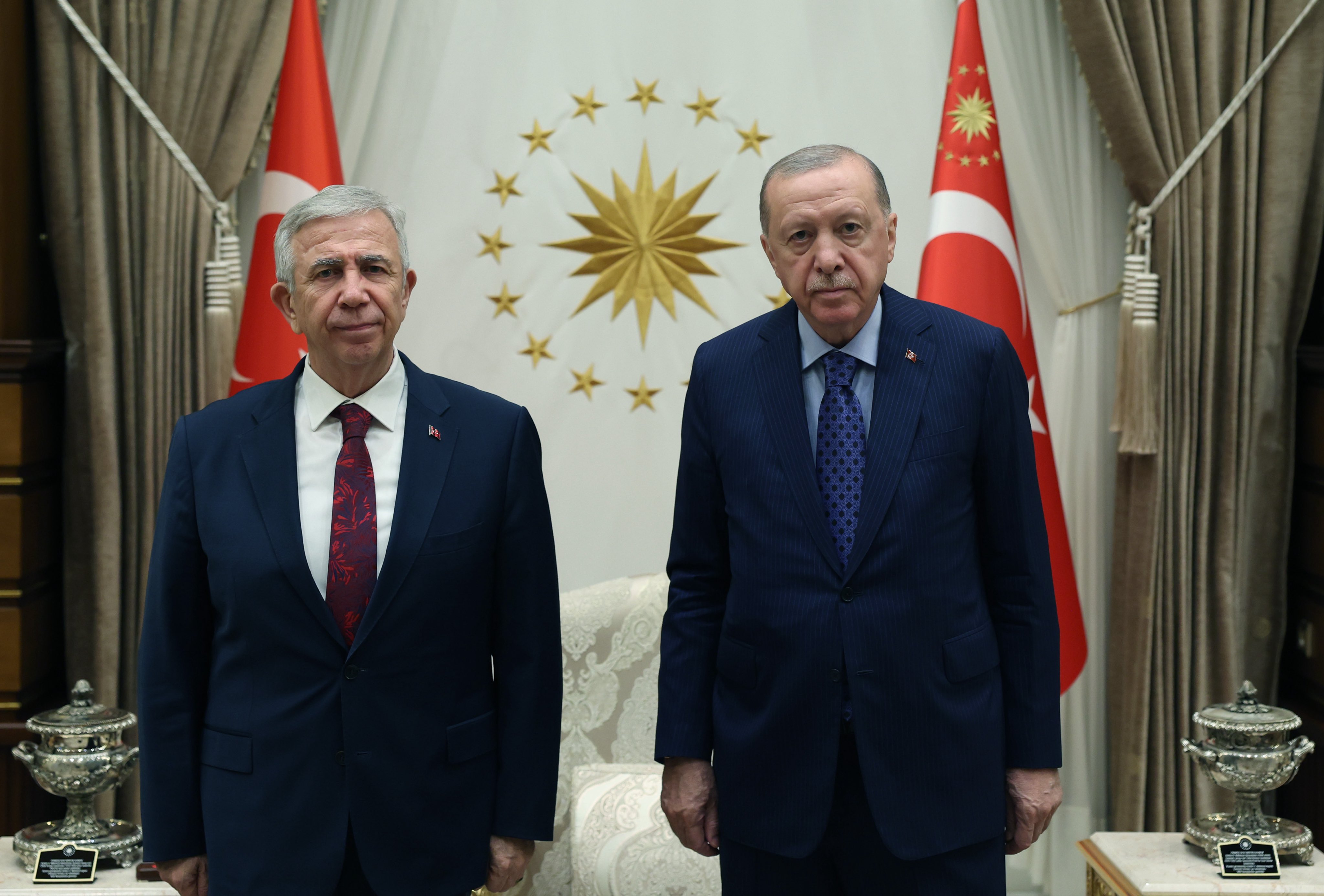 Cumhurbaşkanı Erdoğan, Mansur Yavaş'ı kabul etti