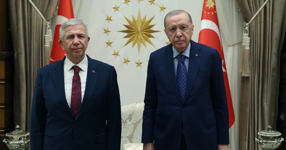 Cumhurbaşkanı Erdoğan, Mansur Yavaş'ı kabul etti