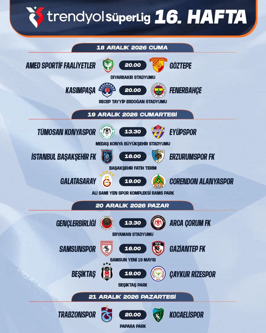 Galatasaray-Fenerbahçe derbisinin tarihi açıklandı 12 Galatasaray-Fenerbahçe derbisinin tarihi açıklandı 12