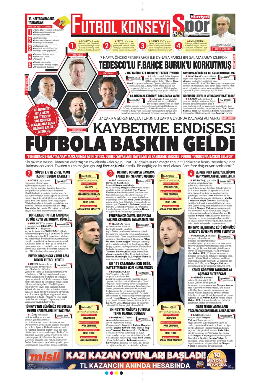 "Kalite farkı 5 dakika" (3 Aralık 2025 spor manşetleri) 8 "Kalite farkı 5 dakika" (3 Aralık 2025 spor manşetleri) 8