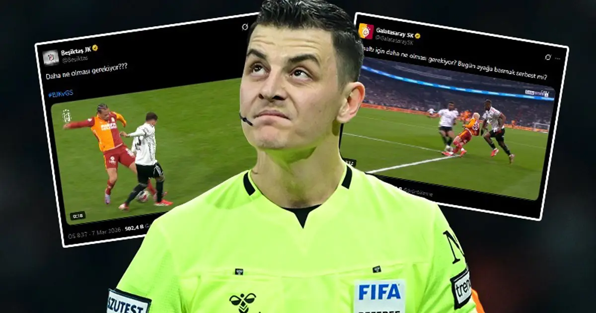 Beşiktaş paylaştı, Galatasaray'dan cevap geldi. Derbi oynanırken tansiyon fırladı