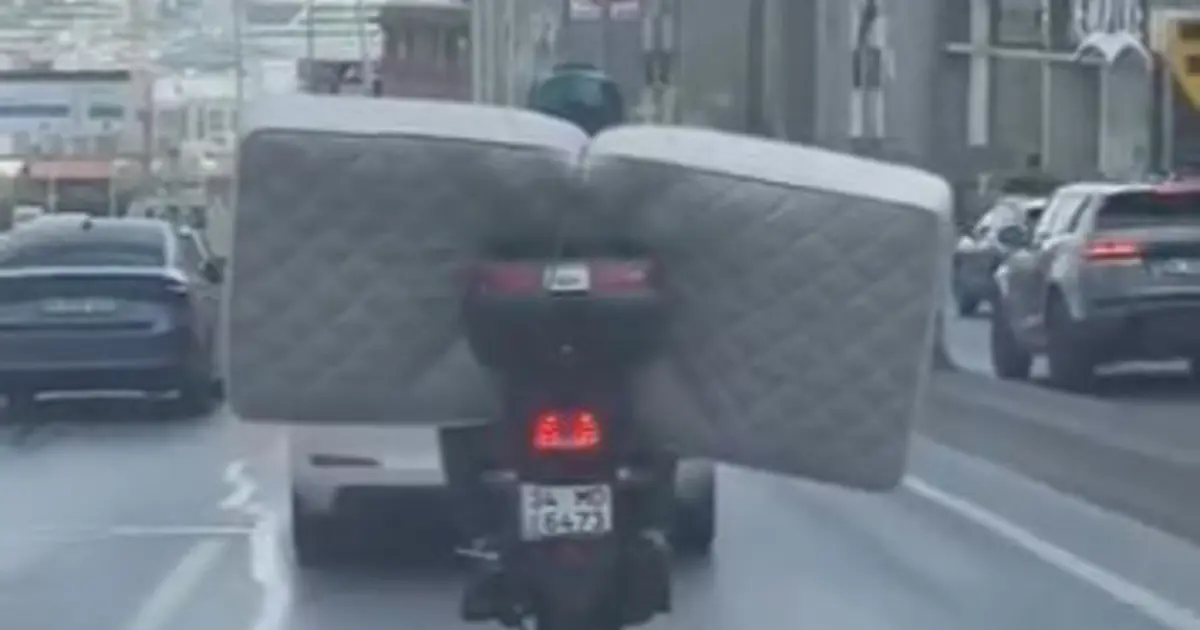 İstanbul trafiğinde şaşırtan görüntü