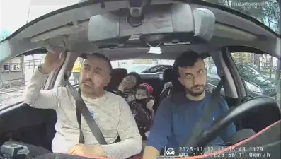 Böcek ailesinin taksiyle hastaneye gittiği anların görüntüsü ortaya çıktı