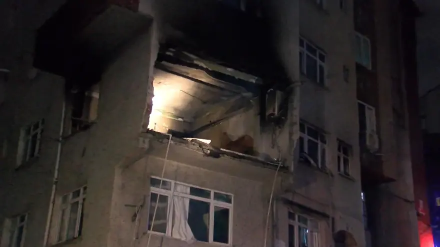 Kağıthane'deki doğalgaz patlamasının görüntüleri ortaya çıktı 1
