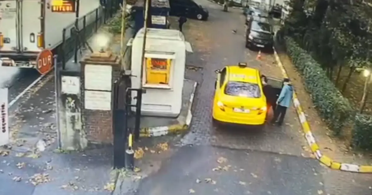 Kağıthane'deki kadın cinayeti. Eski eşiyle taksiye bindiği anlar