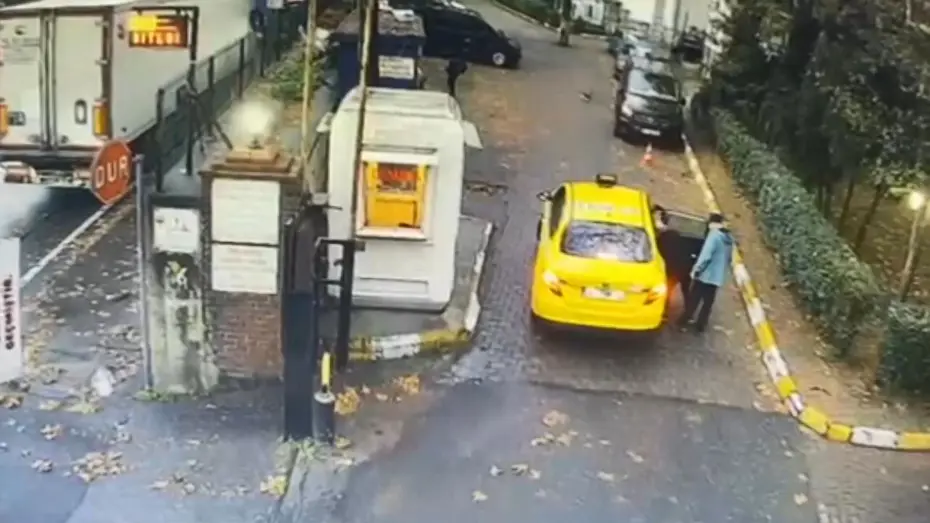 Kağıthane'deki kadın cinayeti. Eski eşiyle taksiye bindiği anlar