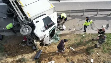 Kuzey Marmara Otoyolu'nda zincirleme kaza