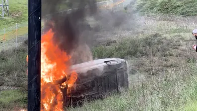 Kuzey Marmara Otoyolu'nda kaza