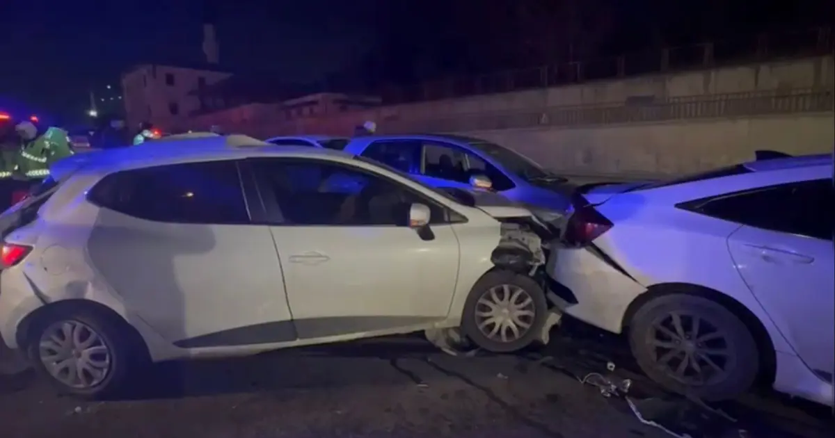 Çekmeköy’de tünelde zincirleme kaza. 7 yaralı