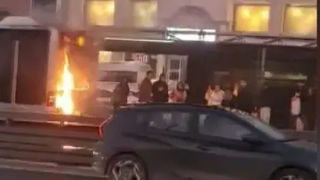 İstanbul'da metrobüste çıkan yangın söndürüldü