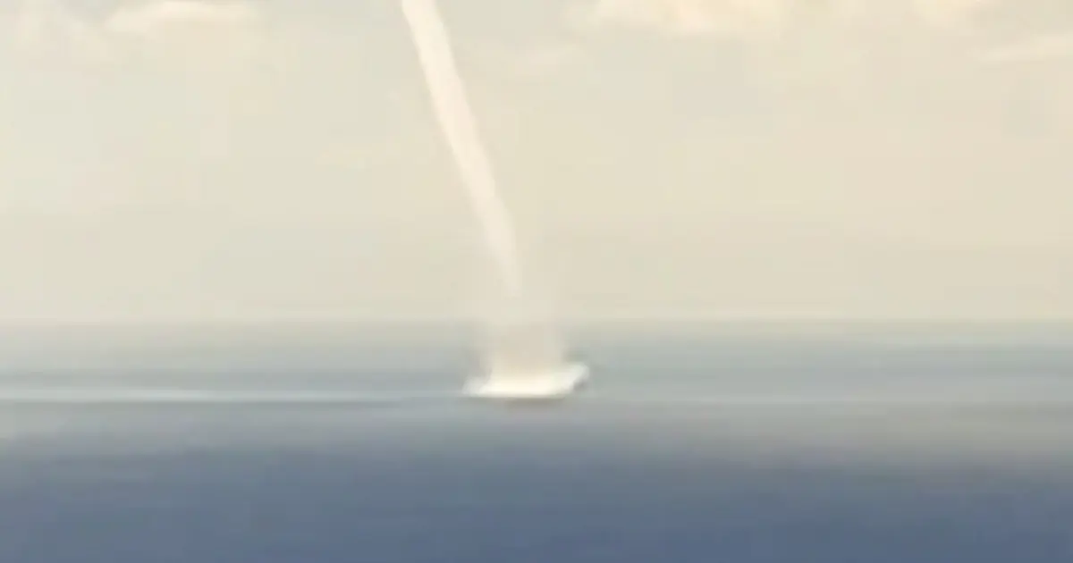 Marmara Denizi açıklarında hortum