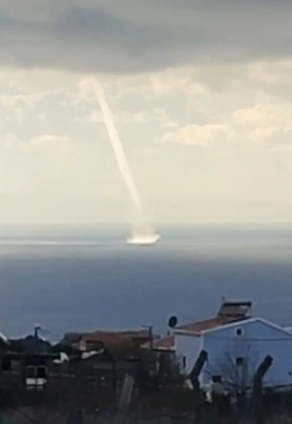 Marmara Denizi açıklarında hortum