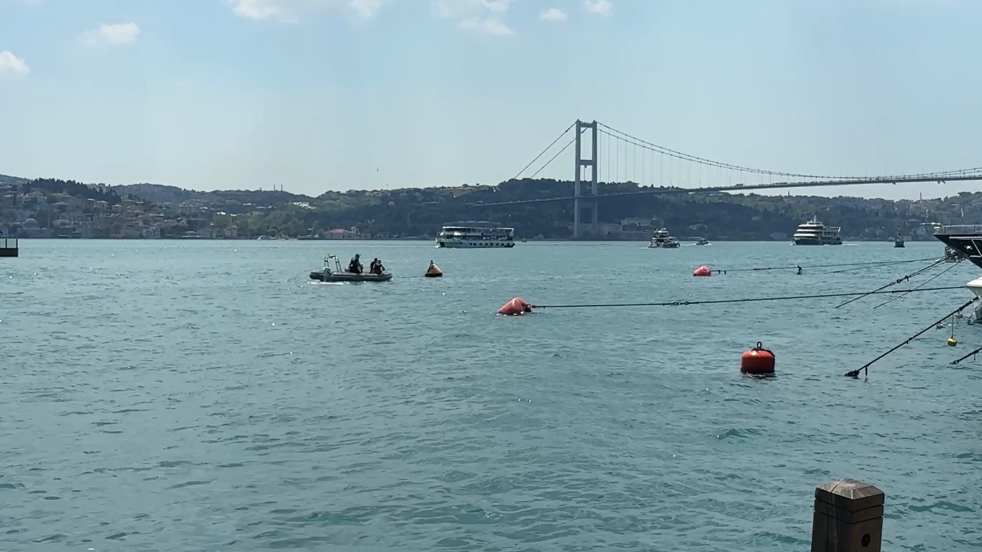İstanbul Boğazı'na midye toplamak için daldı, canından oldu