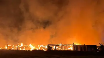 İzmir'de çöp depolama alanında yangın