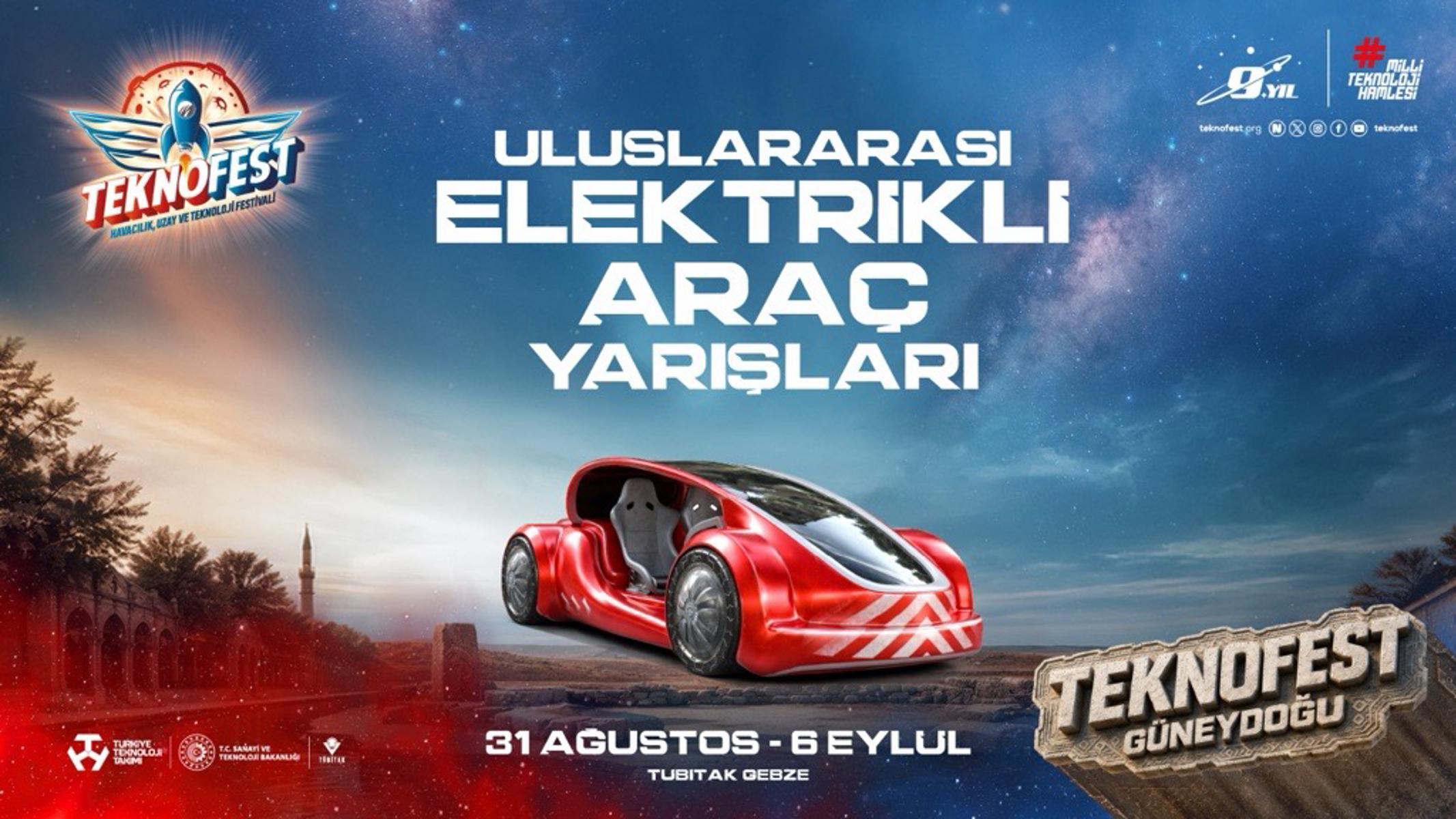 TEKNOFEST Uluslararası Elektrikli Araç Yarışları’nda elektrikli ve hidrojenli araçlar piste çıkıyor