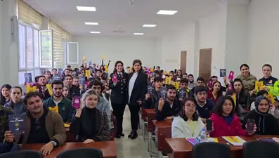 Hatay'da üniversite öğrencilerine KADES tanıtımı 