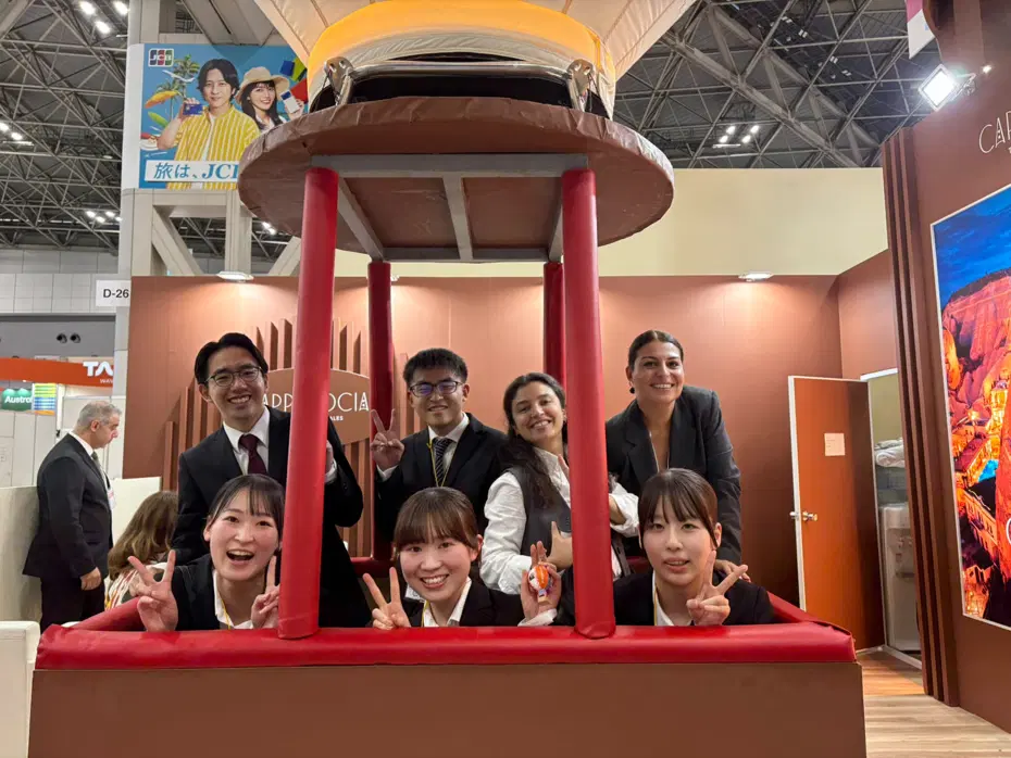 Kapadokya Japonya’da tanıtıldı. Japonya Turizm Fuarı'nda büyük ilgi gördü