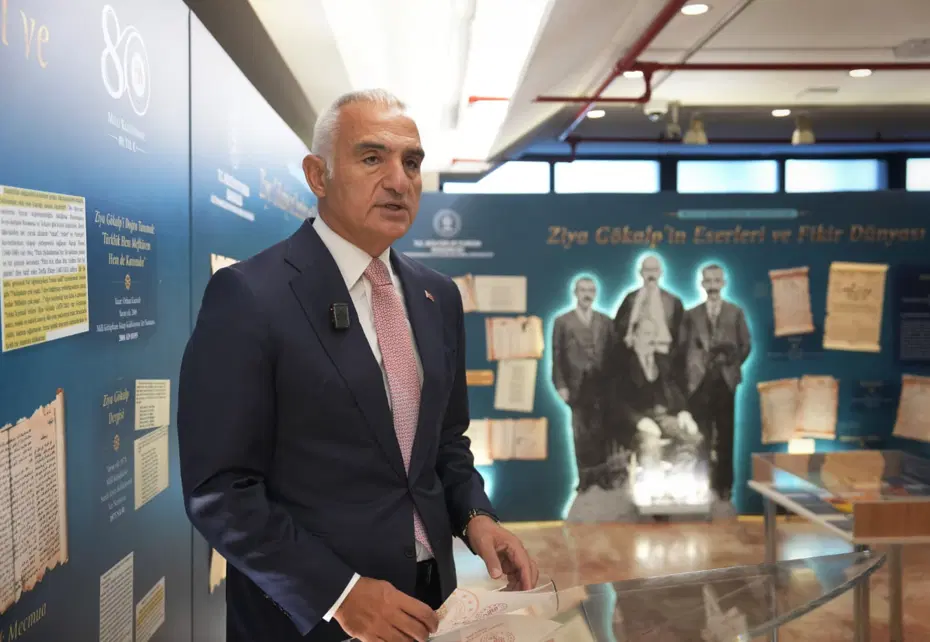 Ziya Gökalp'in doğumunun 150'nci yılına özel sergi. Milli Kütüphane'de açıldı