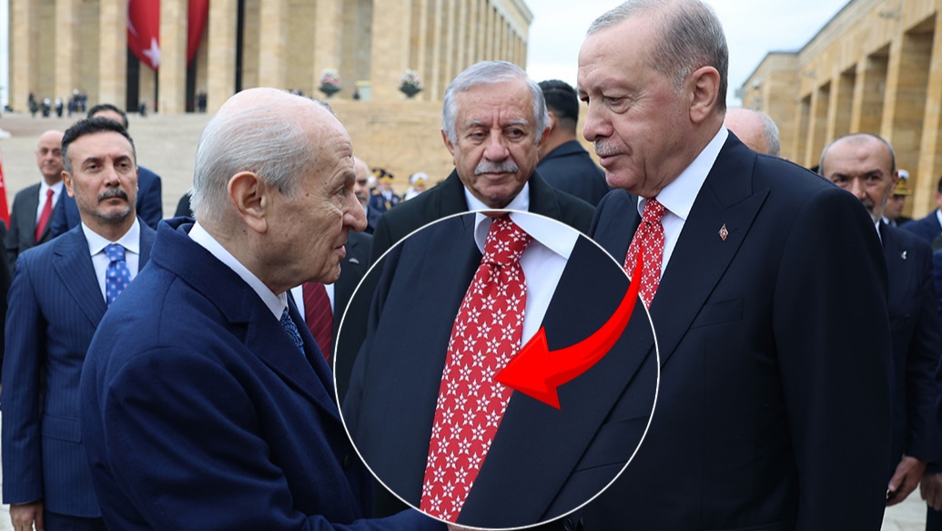Cumhurbaşkanı Erdoğan'ın kravatında dikkat çeken KAAN ayrıntısı