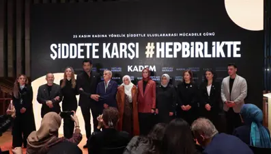 KADEM: "Kadına yönelik şiddete karşı hep birlikte"