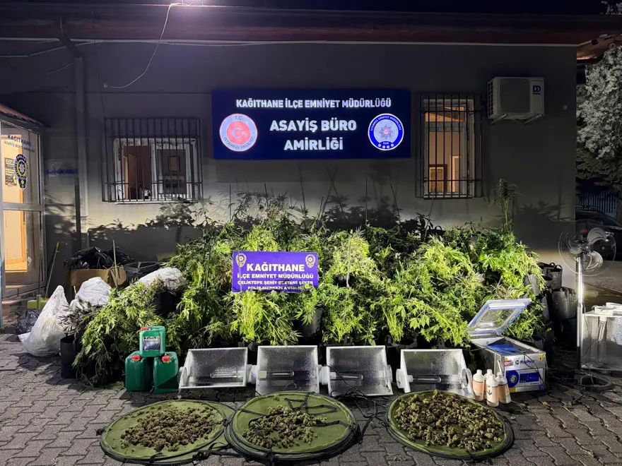 Yoğun koku gerçeği ortaya çıkardı. 30 milyon liralık uyuşturucu operasyonu: Evi seraya çevirmiş! 1