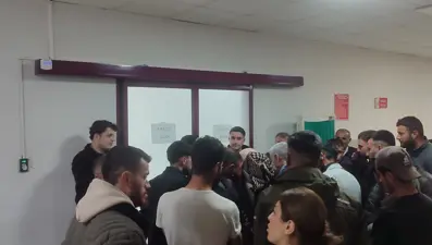 Kargo aracı 2 yaşındaki çocuğa çarptı