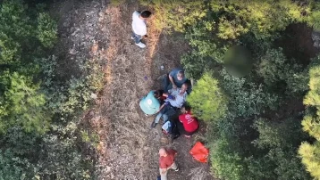 Kayıp huzurevi sakini ormanda bulundu