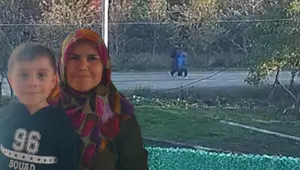 Kayıp anne ile oğlunun son görüntüsü: 16 kilometrelik alanda arama sürüyor