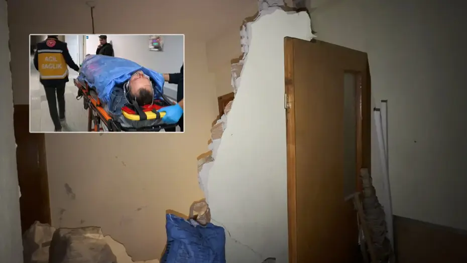 Aksaray'da kaynak sırasında gaz patlaması. 1'i ağır 2 yaralı