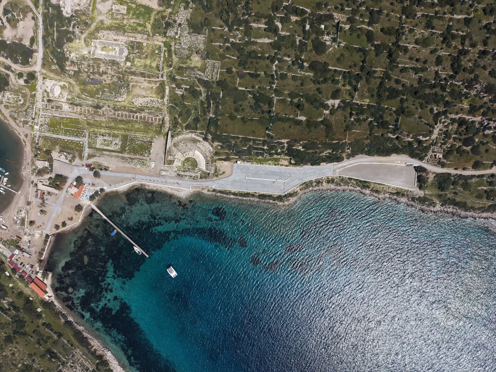 Ege ve Akdeniz'in birleştiği yer. Knidos Ören Yeri yenilendi
