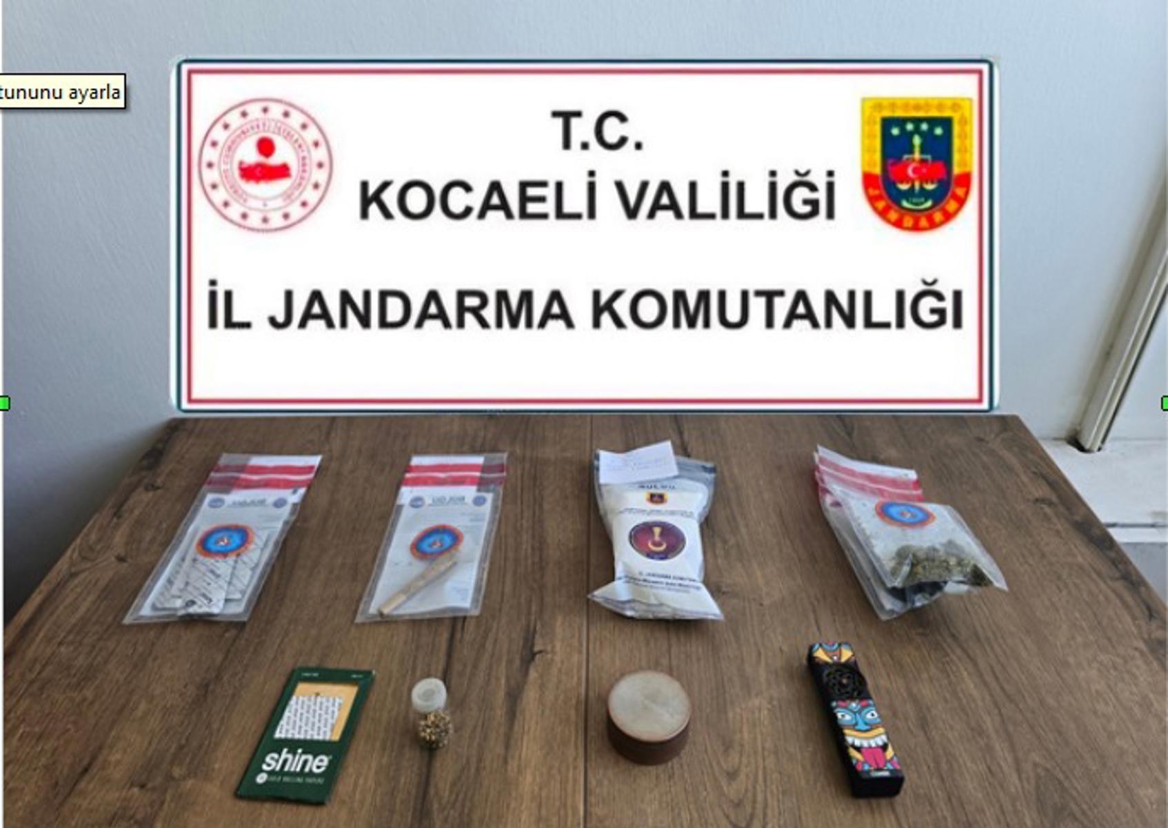 Kocaeli'de uyuşturucu operasyonu. 4 gözaltı